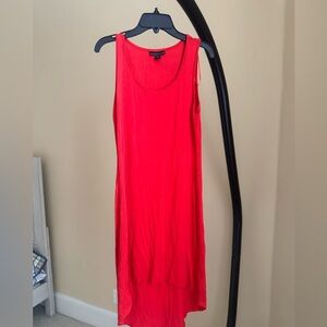 Attention Red High Low Sleeveless Sundress